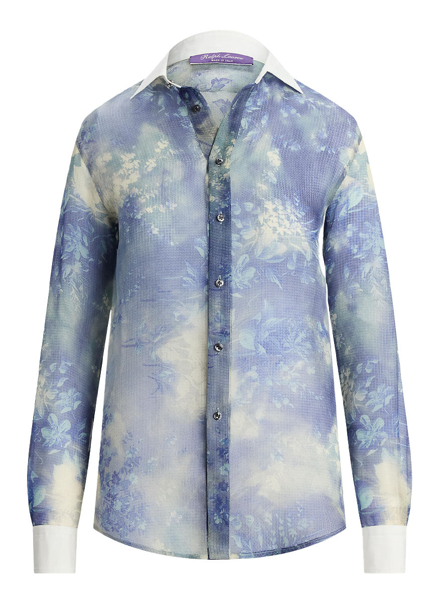 Nancie Floral Silk Gazaar Shirt