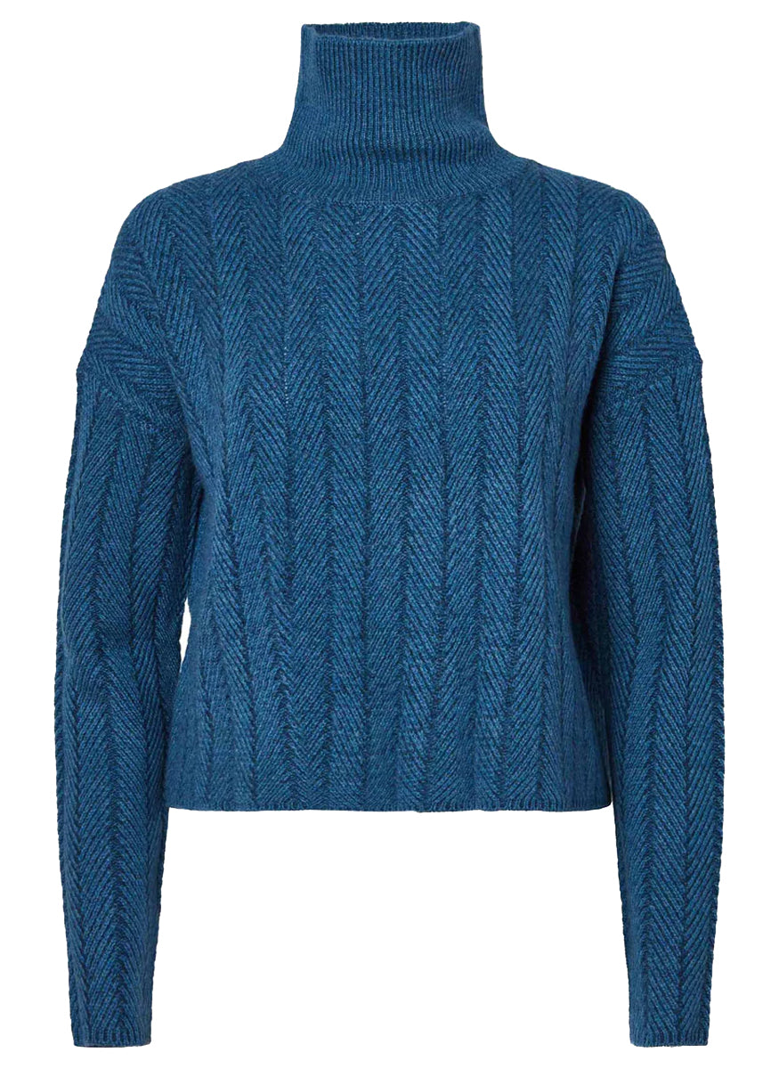 Terence Chevron Cashmere Sweater