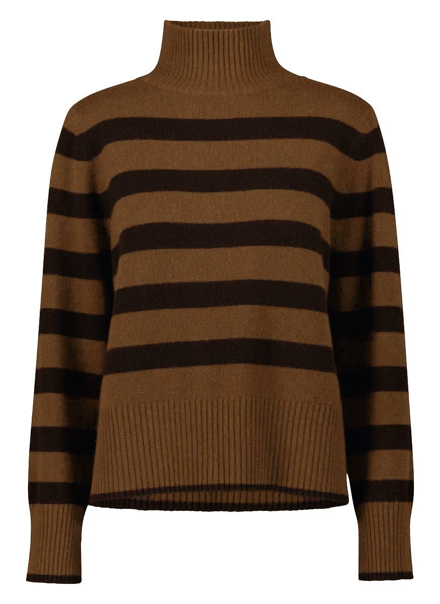 Mockneck Stripe Sweater