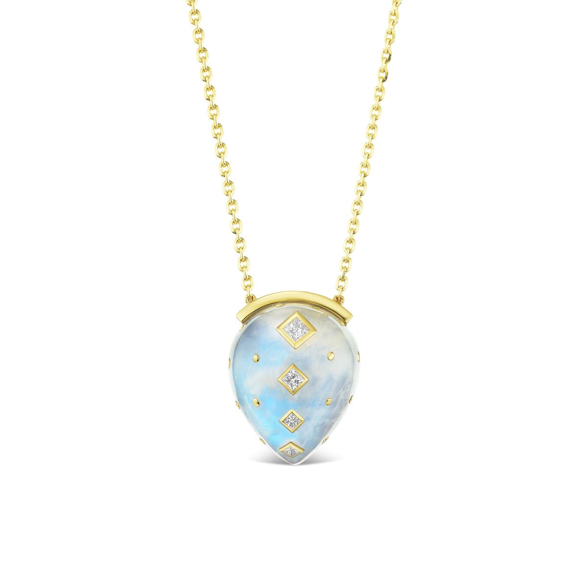 “Cosmic Moonstone” Pendant Necklace