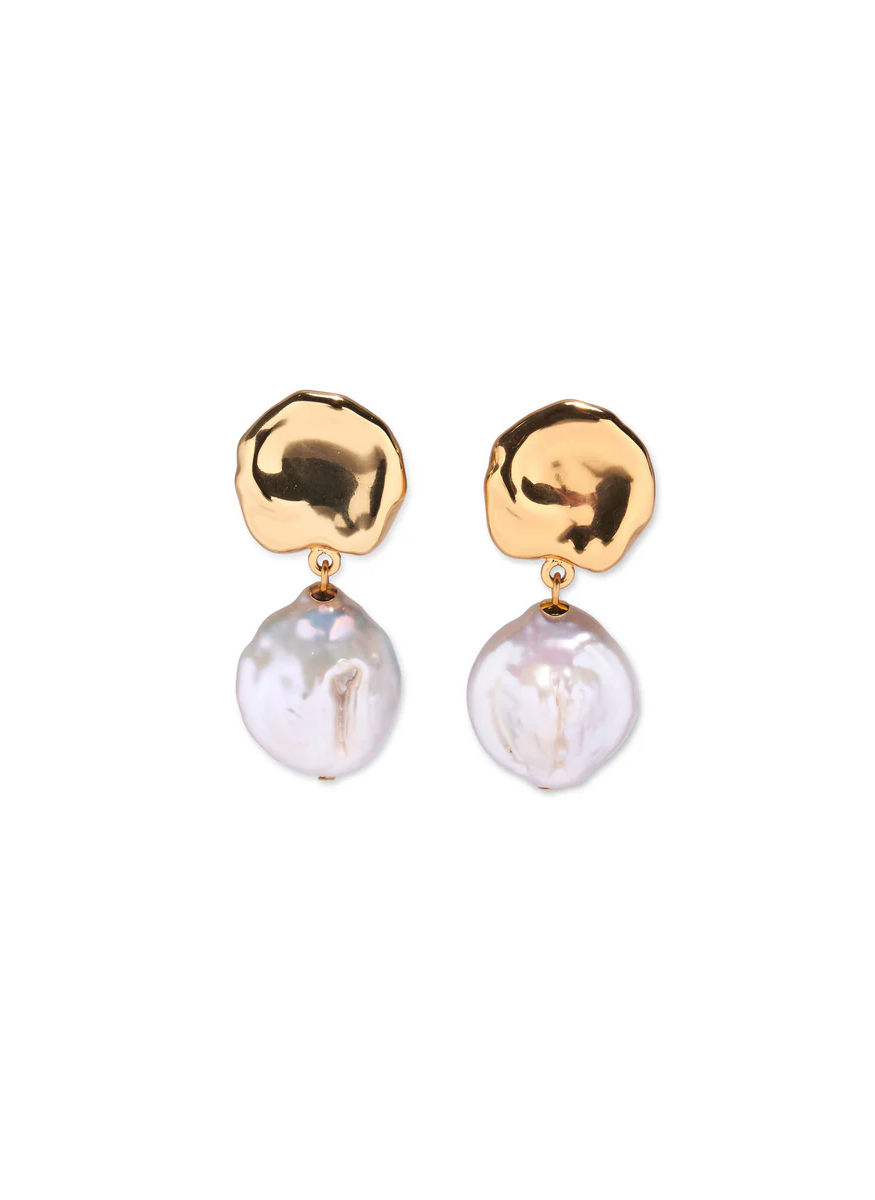 Coin Reflection Earrings