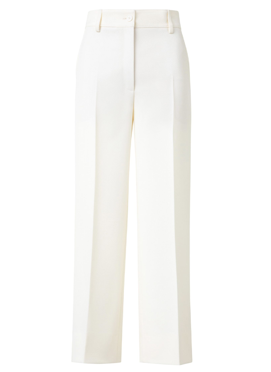 Chiara Wool Tricotine Wide Pant