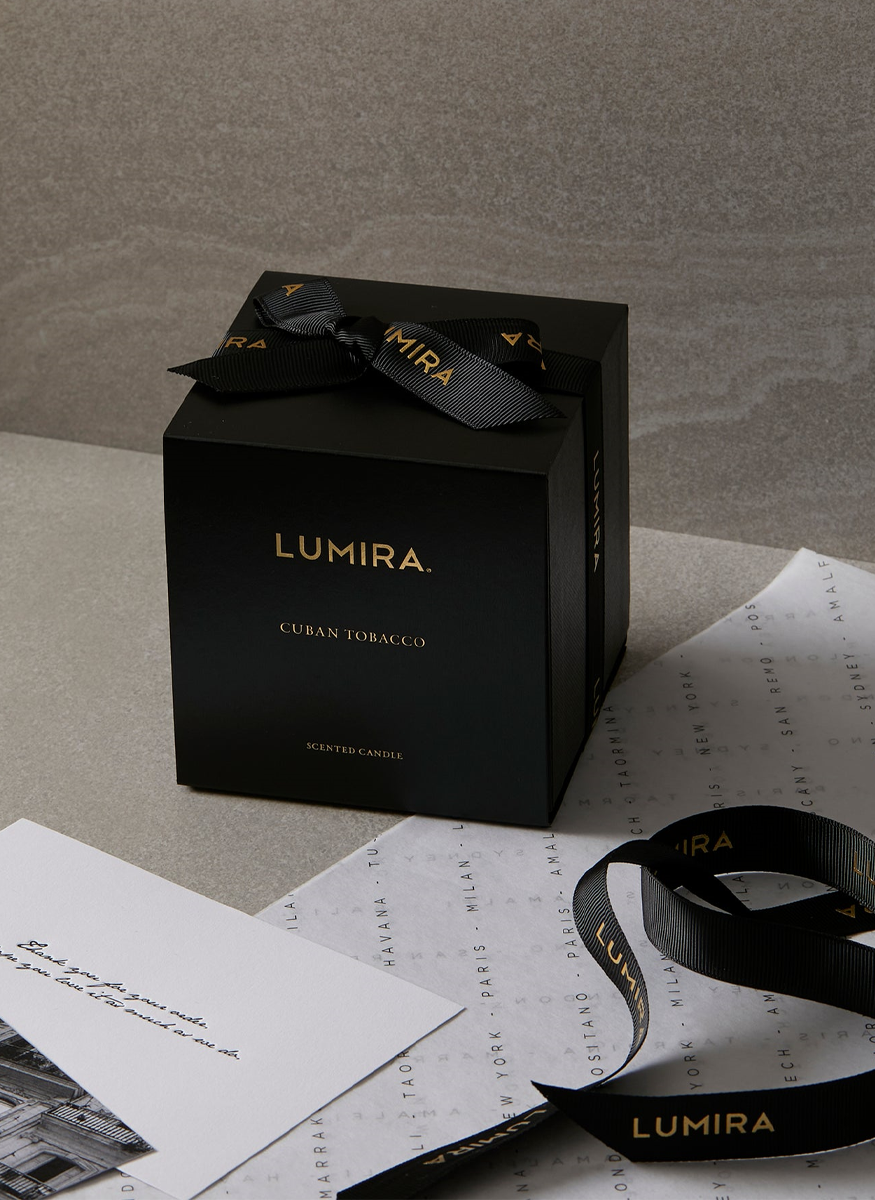 Cuban Tobacco Candle - Lumira