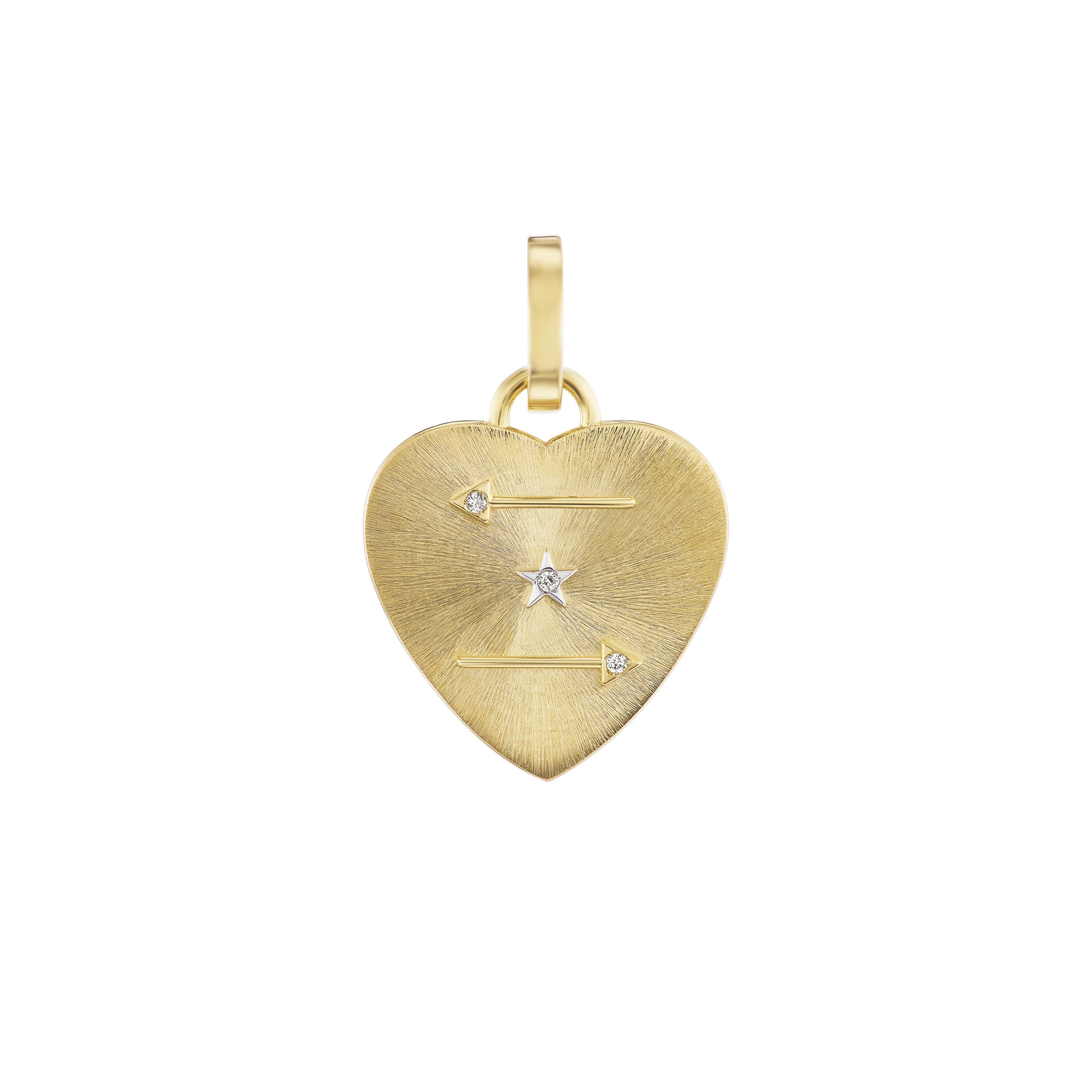 Ora Silk Talisman Heart Charm