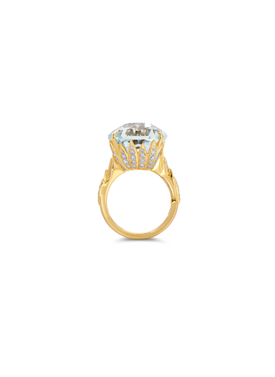 "Folha" Diamond Ring