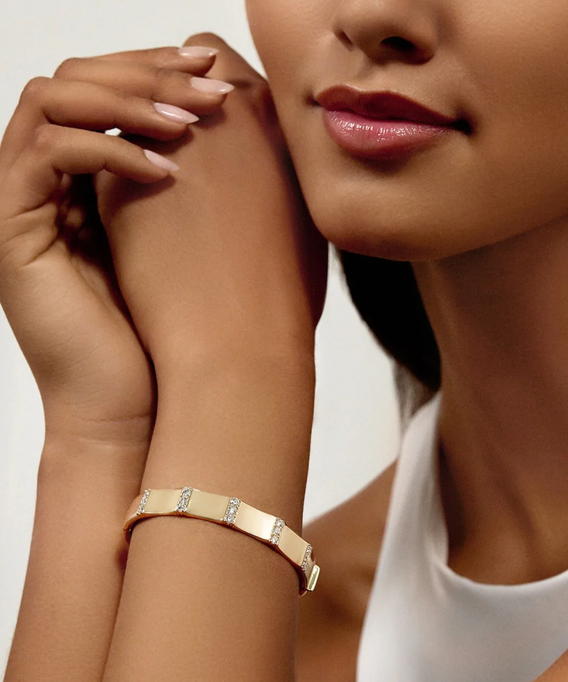 Honey Station Cuff Large - Melissa Kaye
