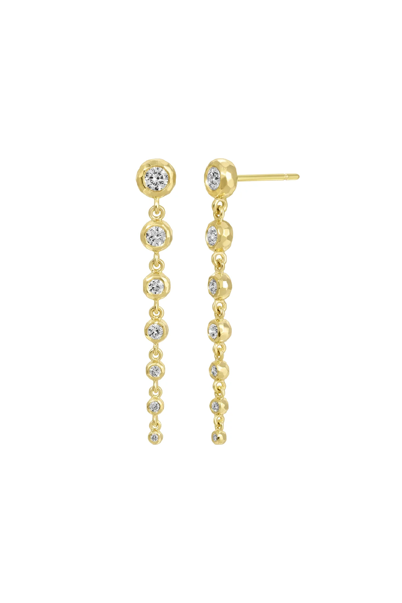 Tiered Nesting Gems Earrings