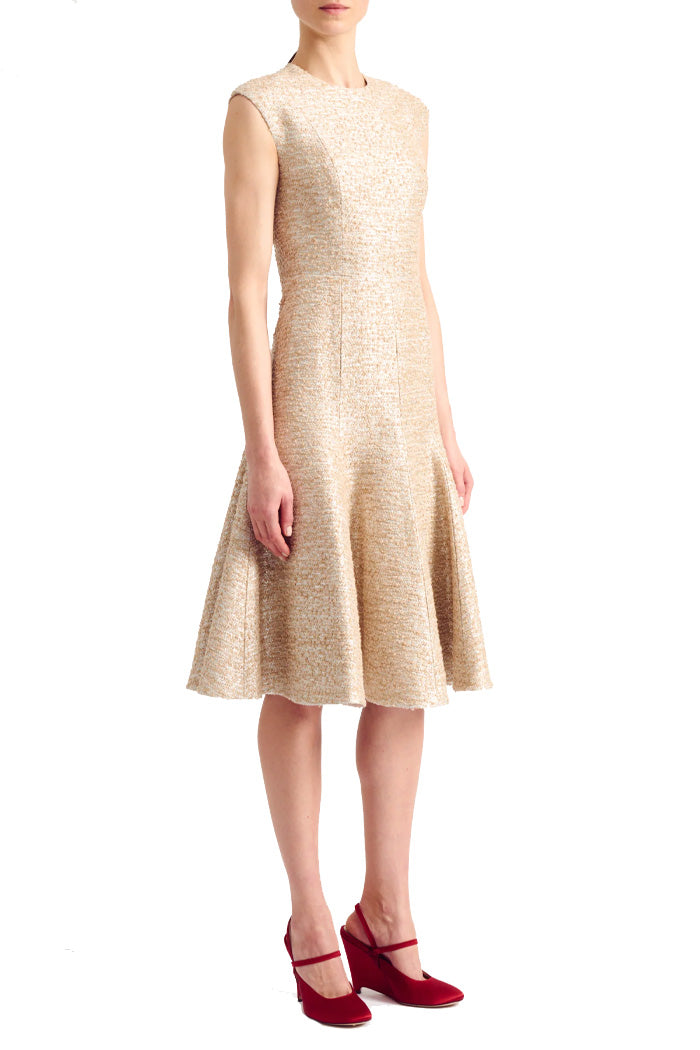 Denver Jacquard Tweed Dress