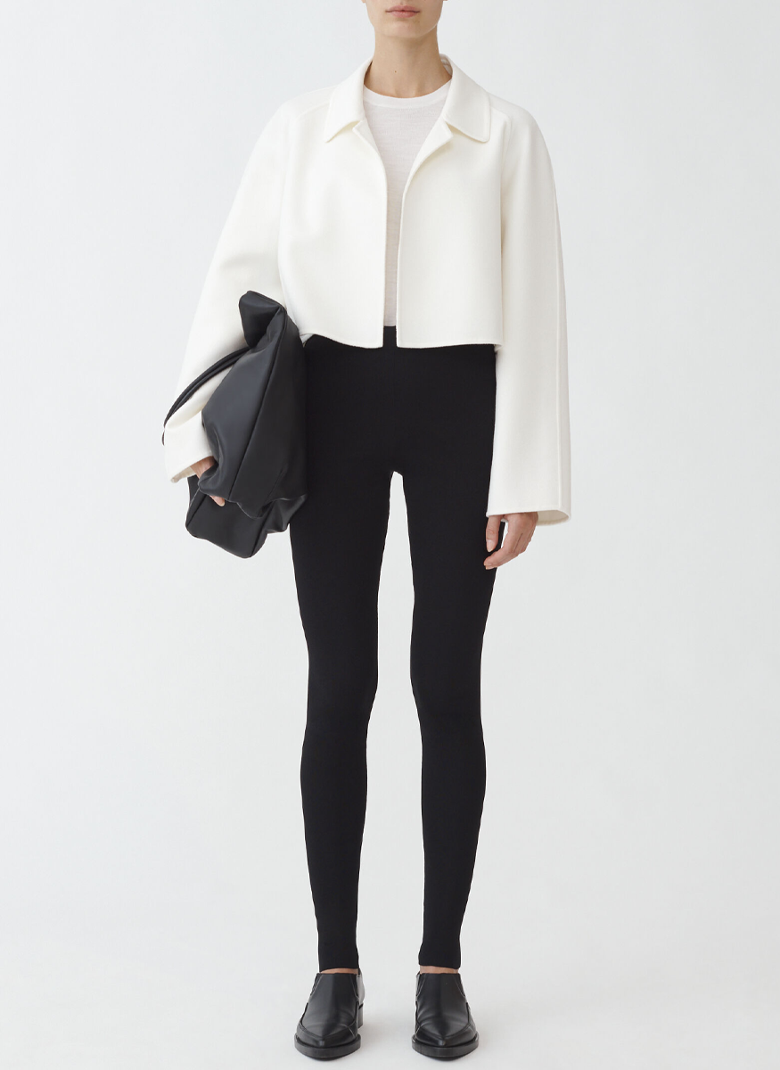 Wool Cashmere Double Cropped Jacket