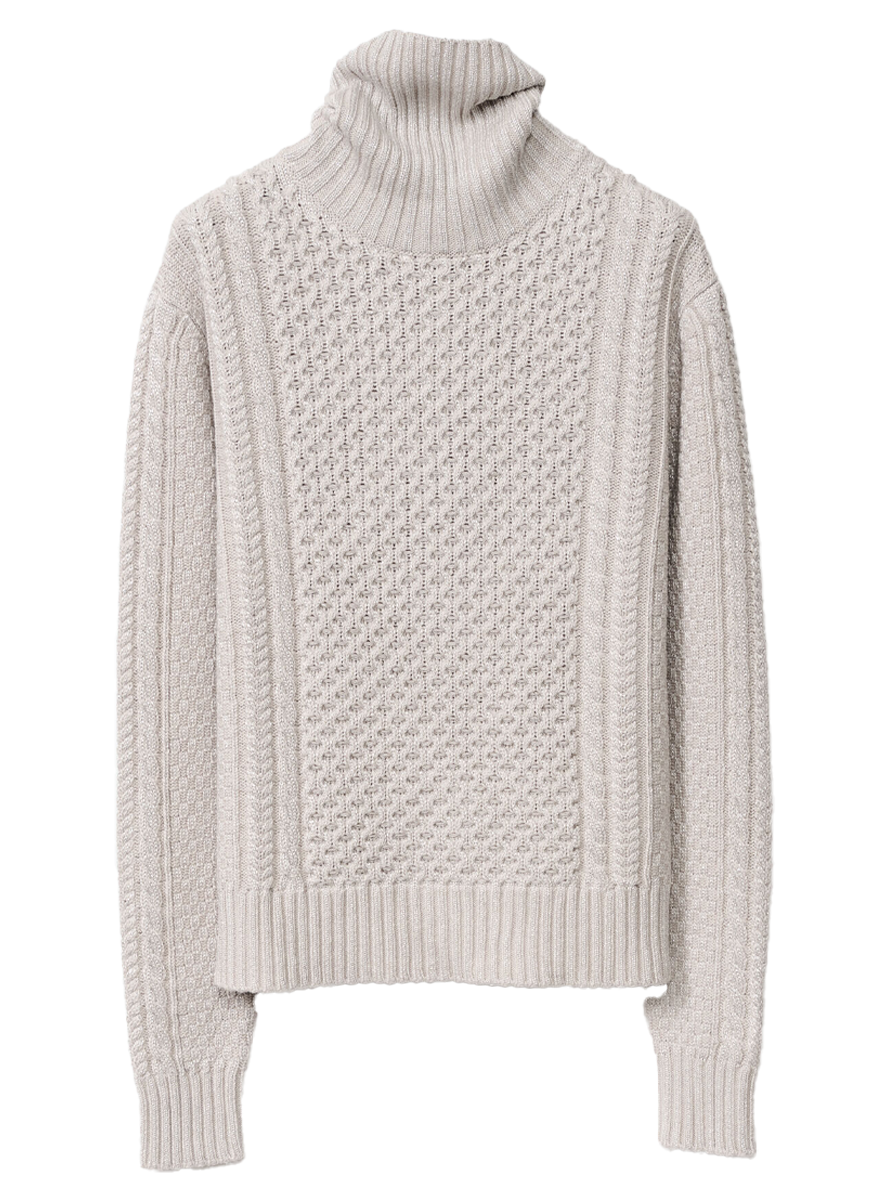 Fisherman Turtle Neck Sweater