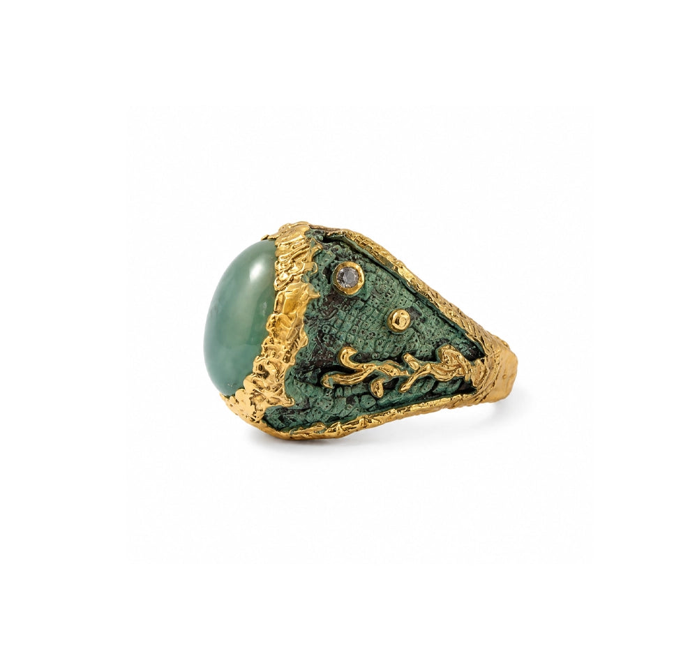 Green Opal Ring - Victor Velyan