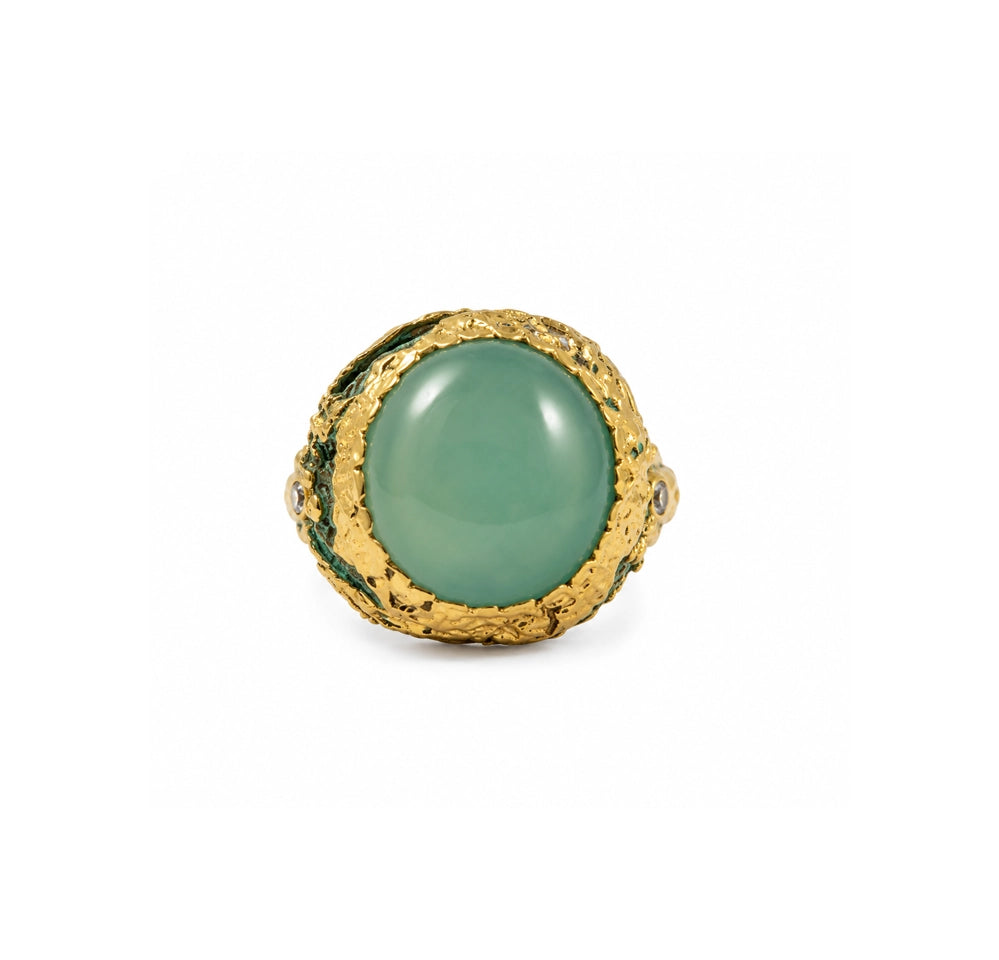 Green Opal Ring - Victor Velyan