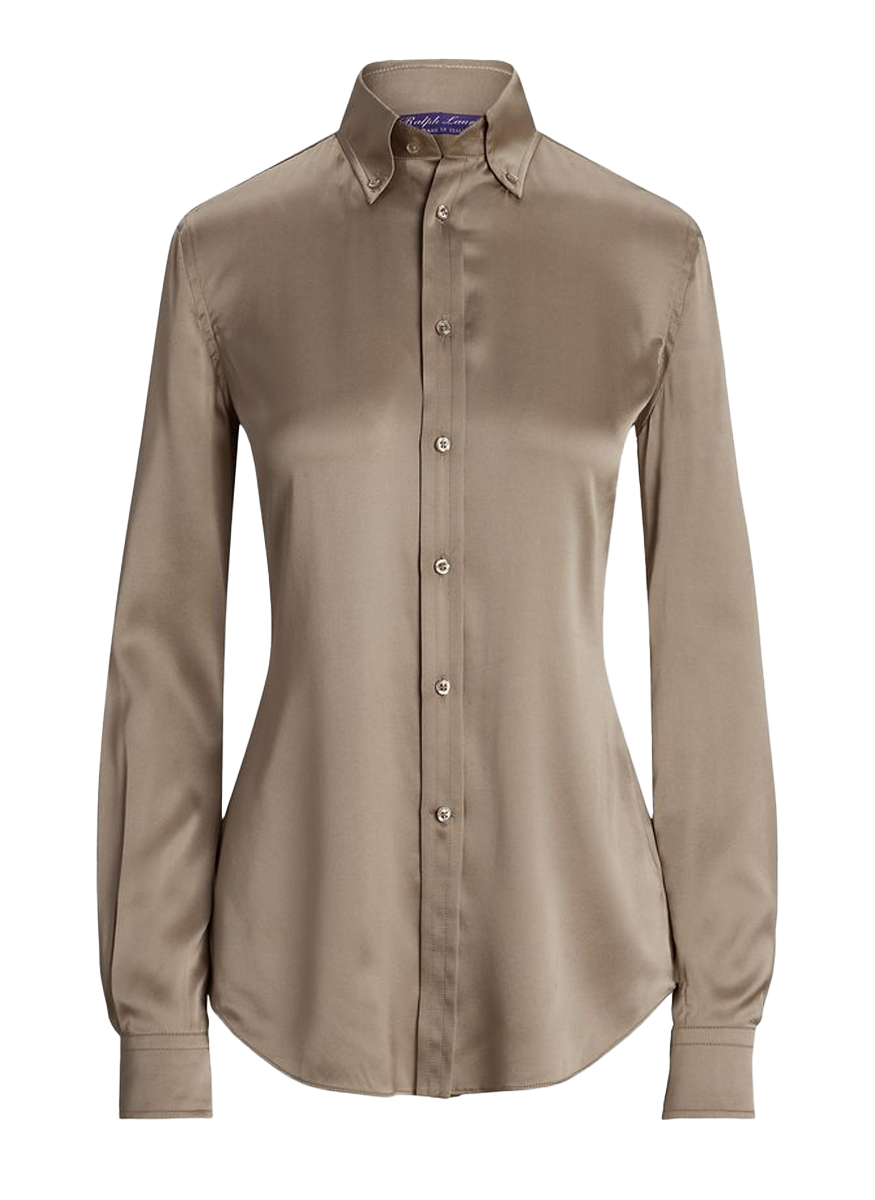 Cameron Straight Fit Mulberry Silk Shirt