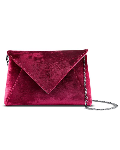 Lee Small Velvet Clutch with Chain - Tyler Ellis