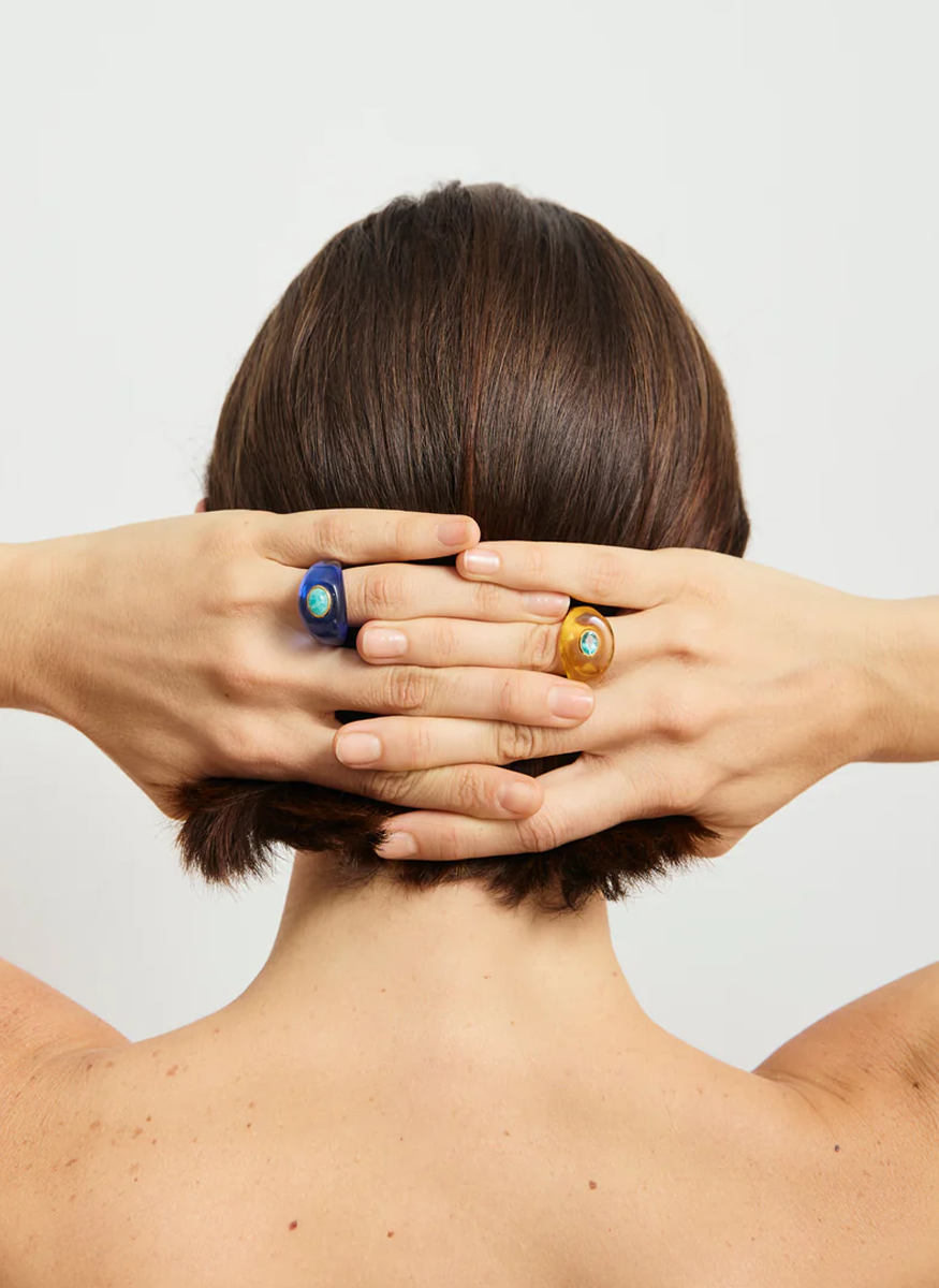 Halo Ring, Honey - LIZZIE FORTUNATO