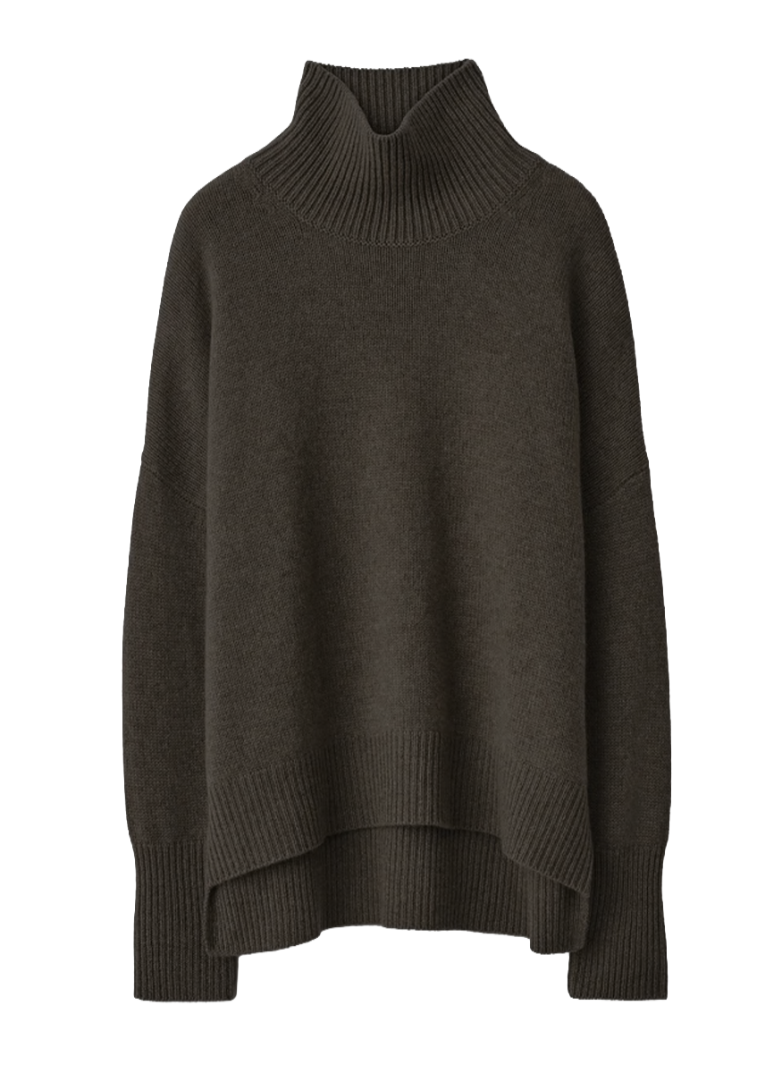 Heidi Sweater in Dark Fern