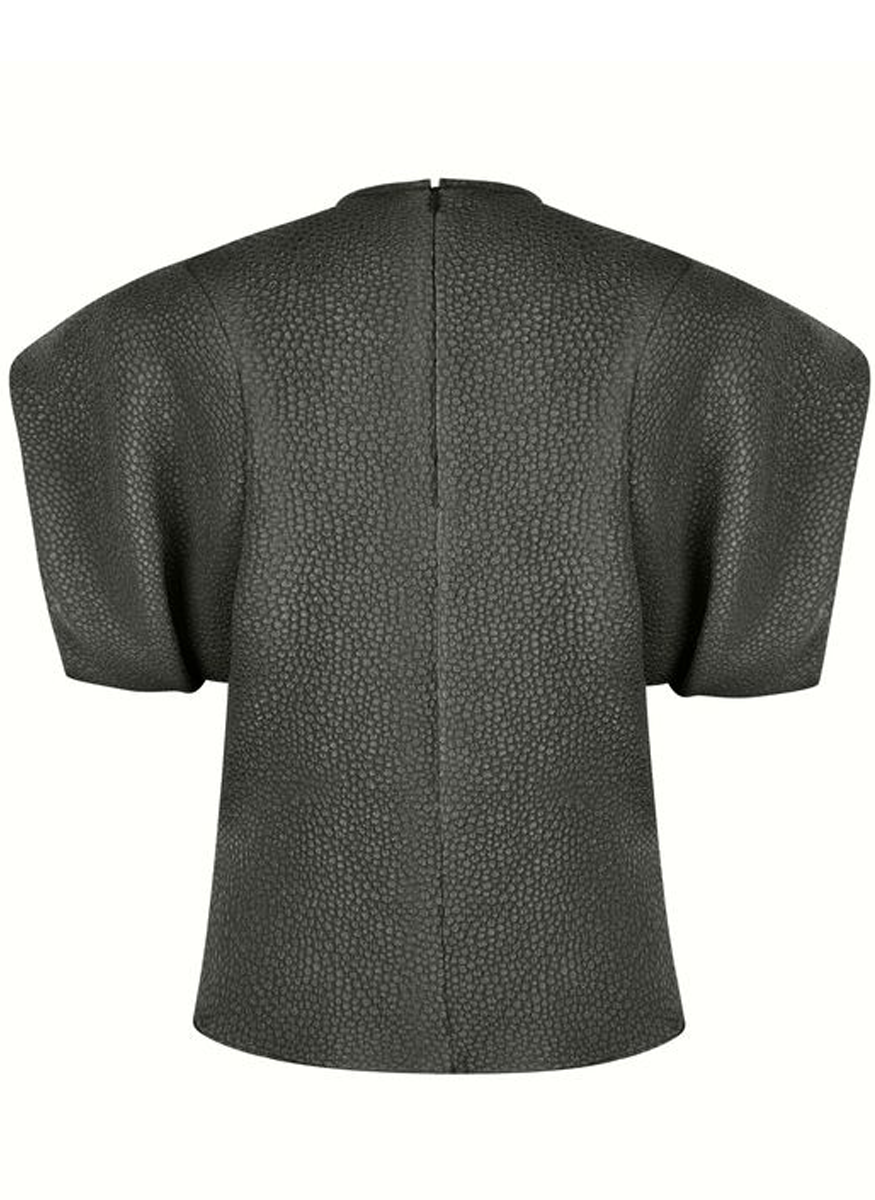 Hulot Top in Bubble Jacquard