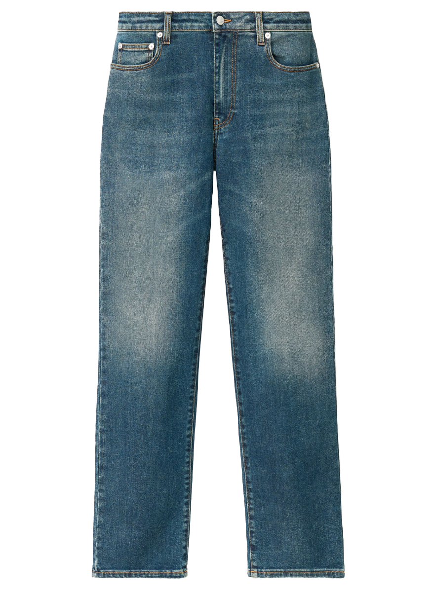 Narni Denim Trousers in Medium Indigo