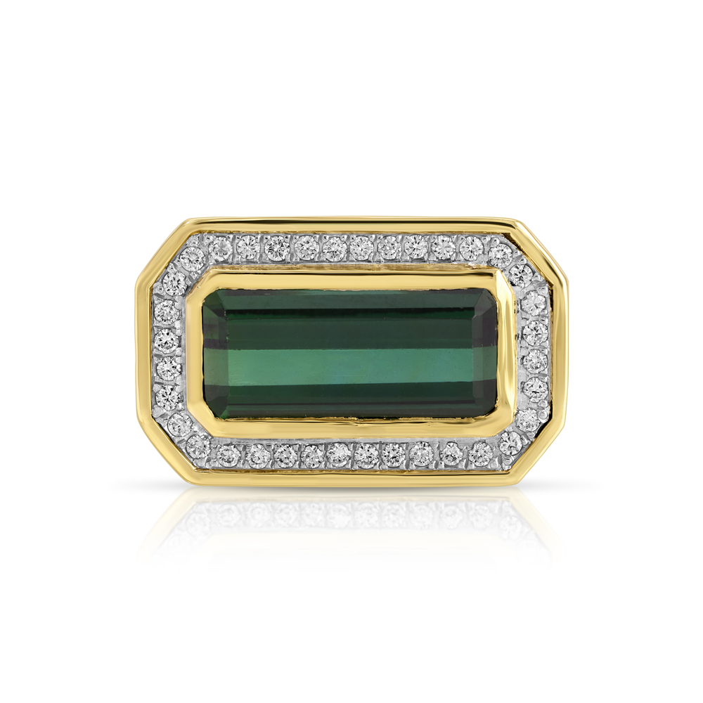 Ambition Ring Green Tourmaline