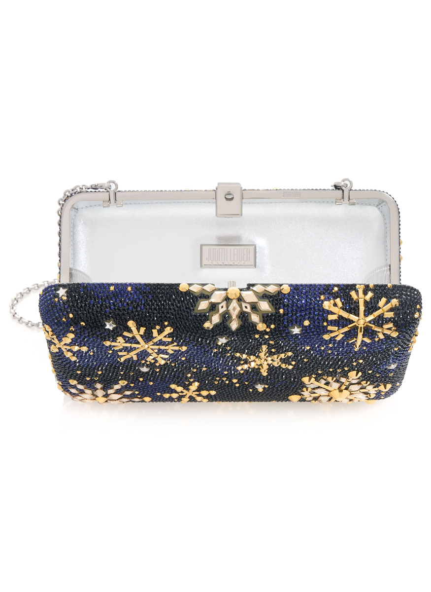 Snow Day Smooth Rectangle Clutch