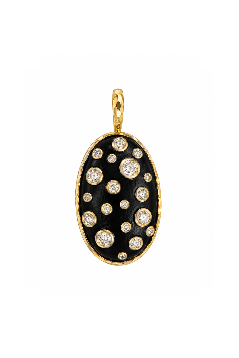 Wood Nesting Gems Pendant
