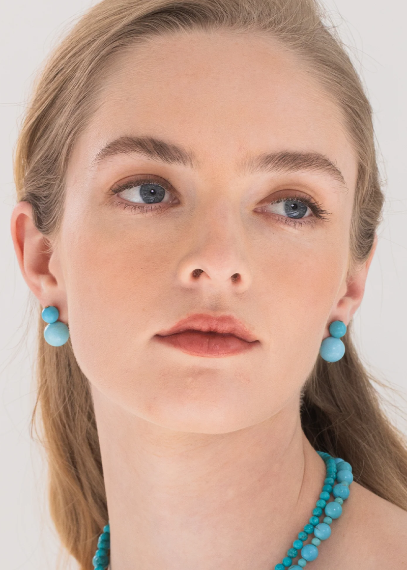 Cara Turquoise Earrings - Jennifer Behr