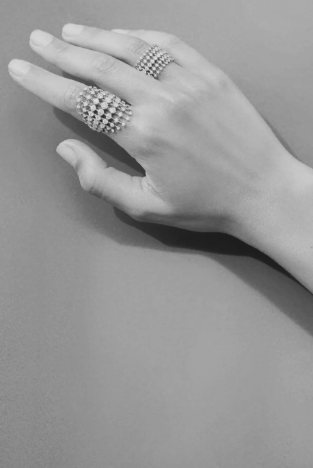 Disco Medium Ring Black