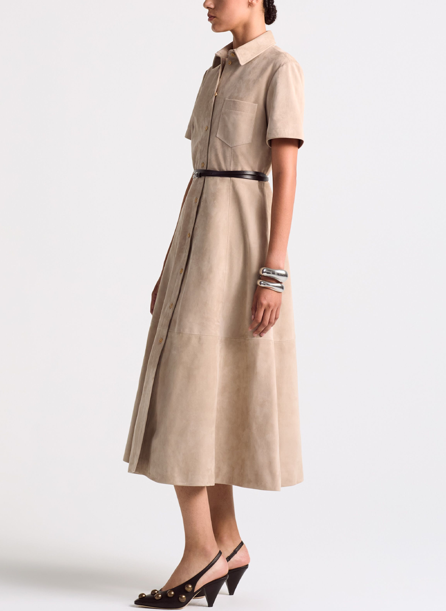 Kiera Suede Dress - Altuzarra