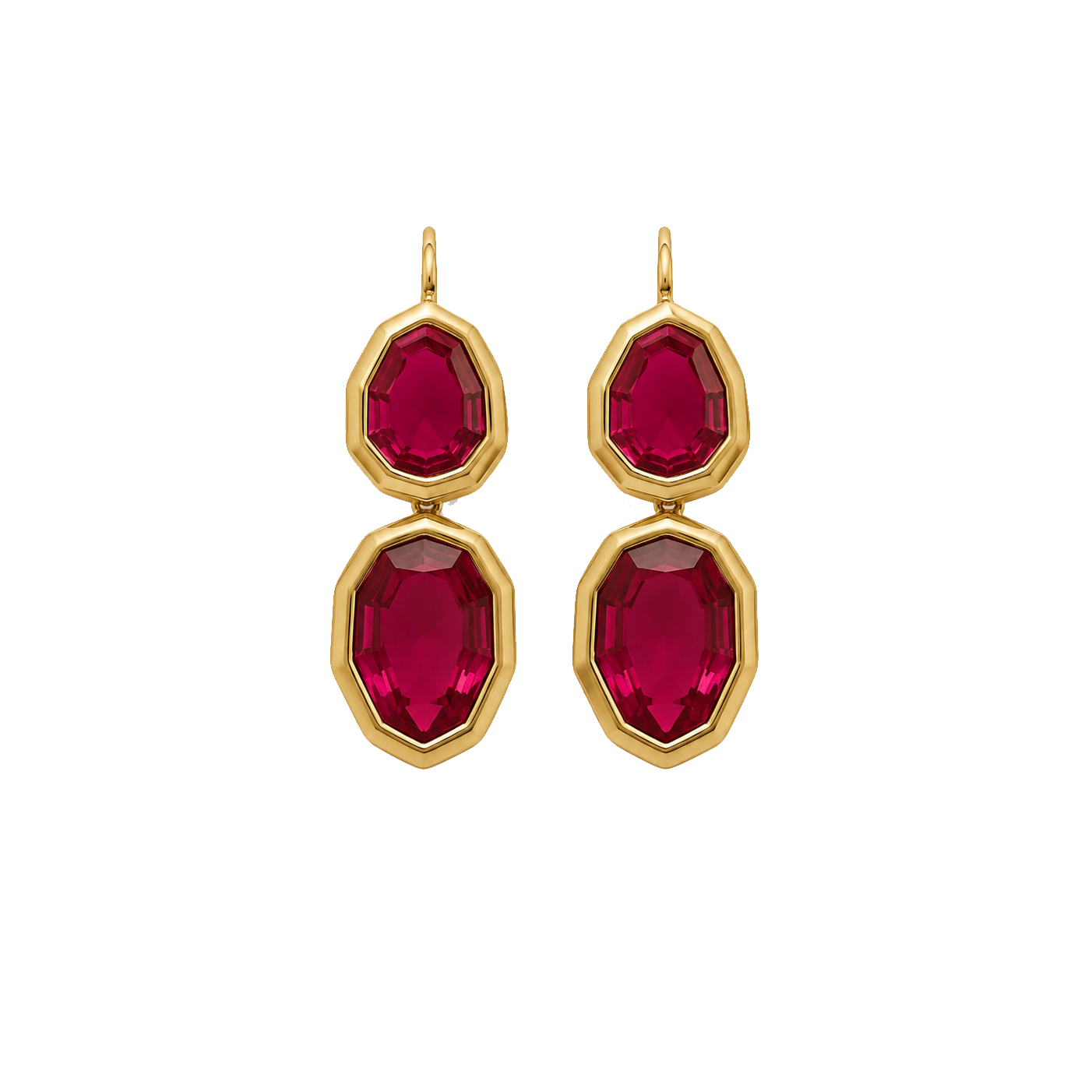 Rubellite Pear-shaped Earrings