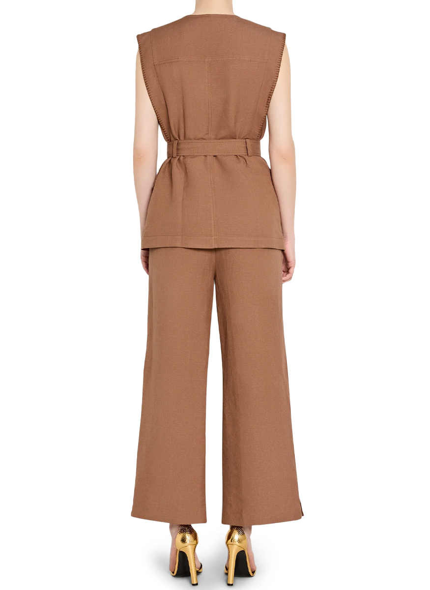 Beckett Linen Vest - Kobi Halperin
