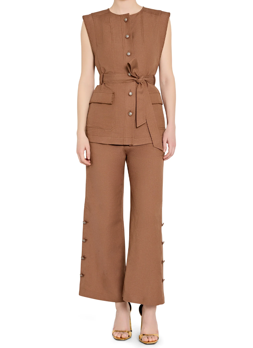 Beckett Linen Vest - Kobi Halperin