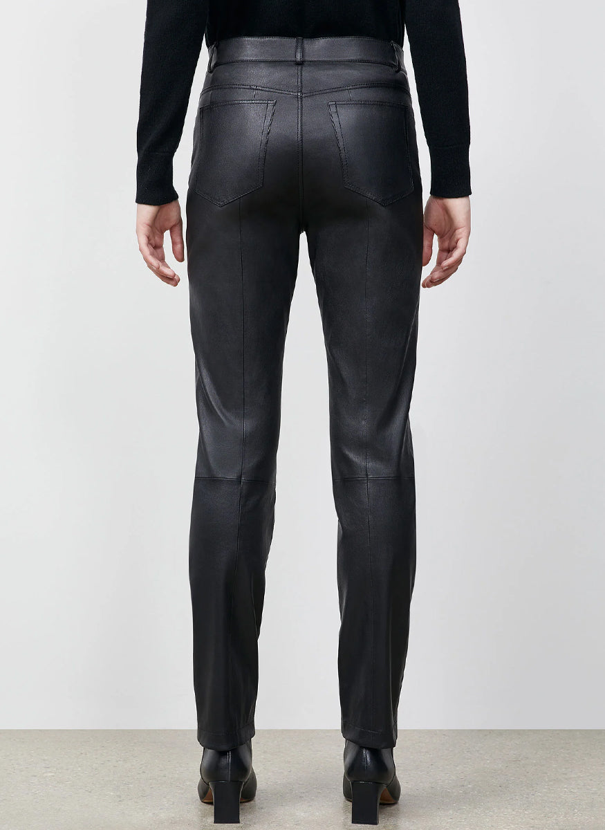 Reeve Leather Pant - Lafayette 148 New York