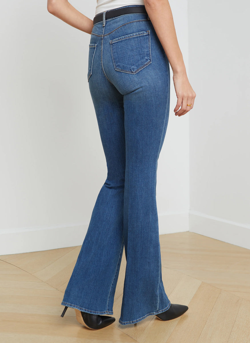 Bell High Rise Flare Jean - L'Agence