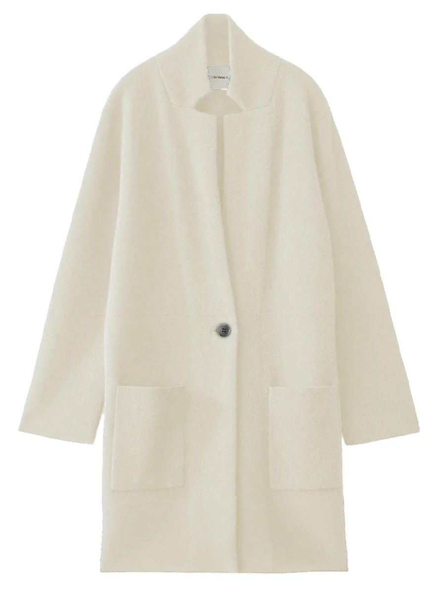 Anni Cardigan Coat in Cream