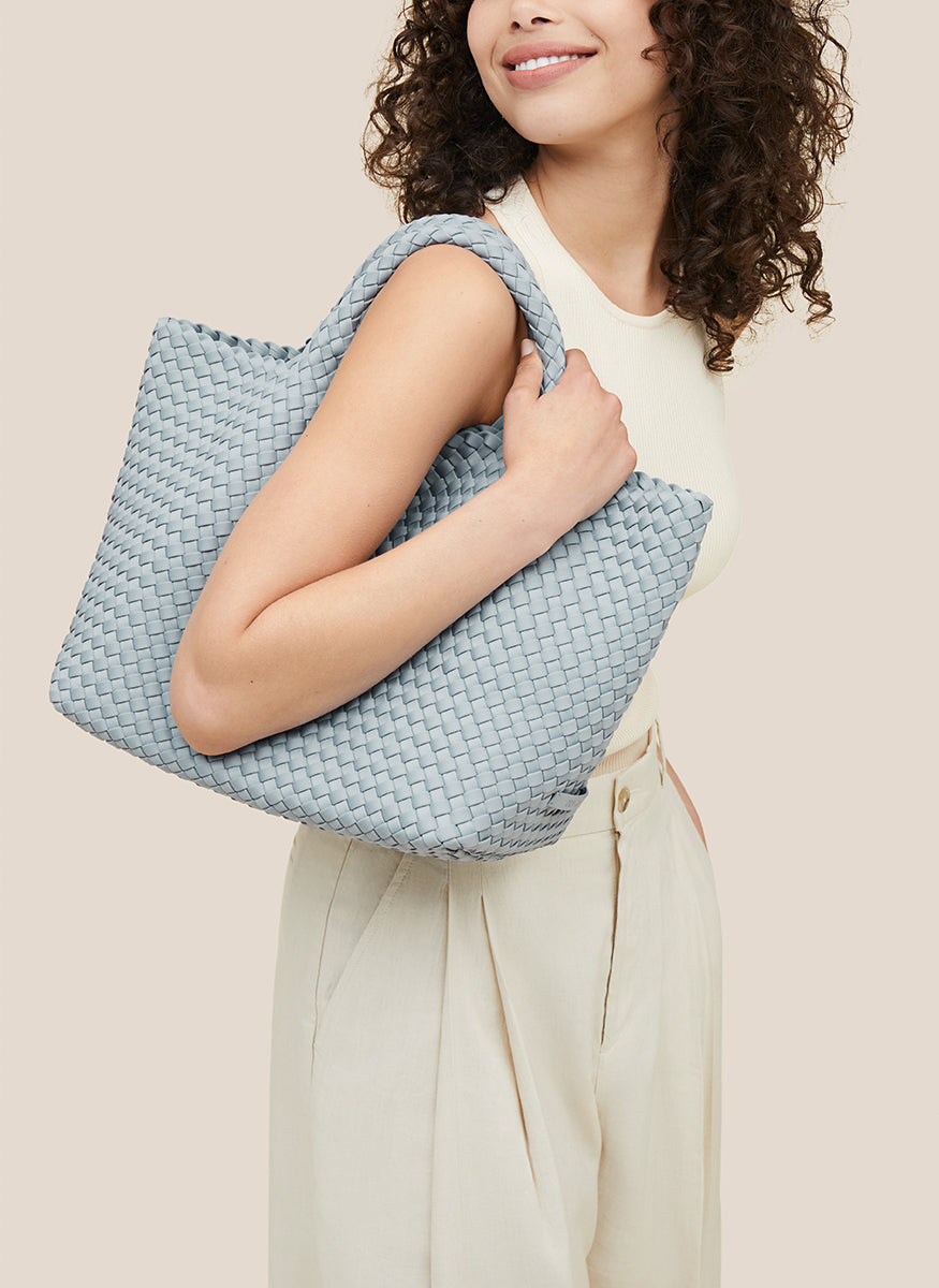 St. Barths Medium Tote in Glacier - Naghedi