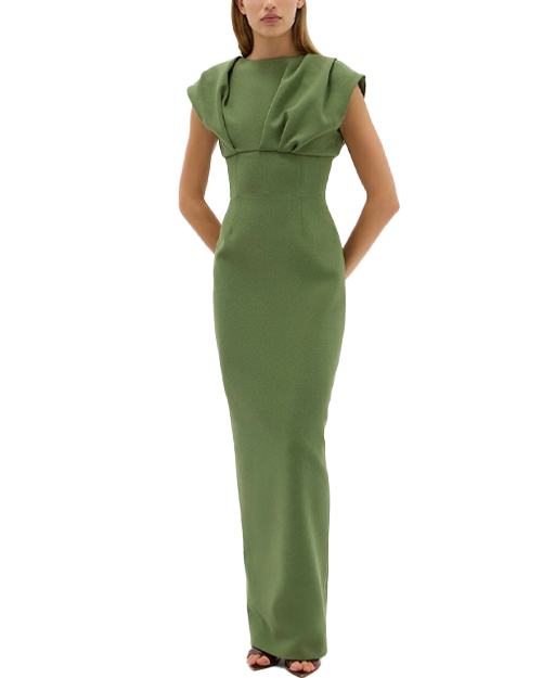 Maggie Gown in Olive