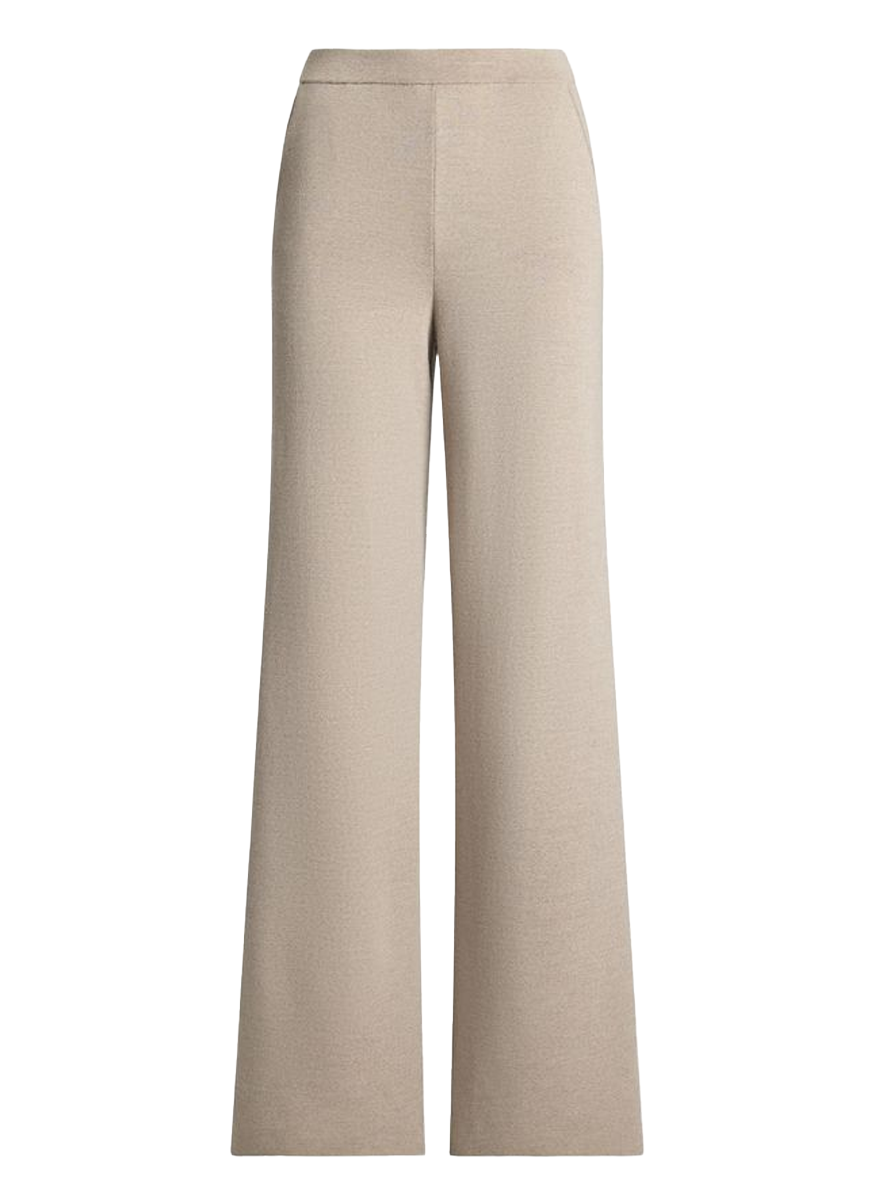 Merino Wool Wide-Leg Sweater Pant