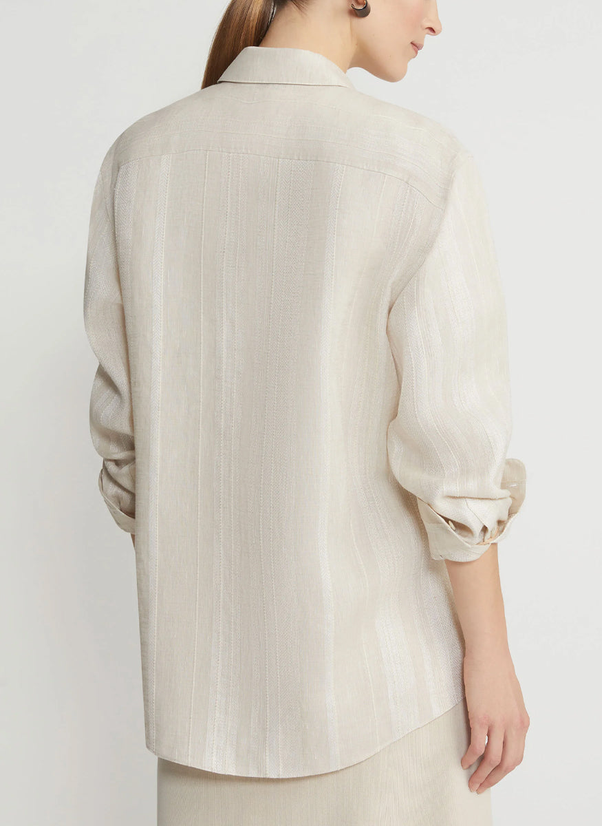 Boyfriend Oversized Shirt - Lafayette 148 New York