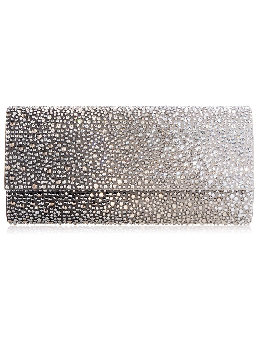 Perry Gradient Caviar Clutch