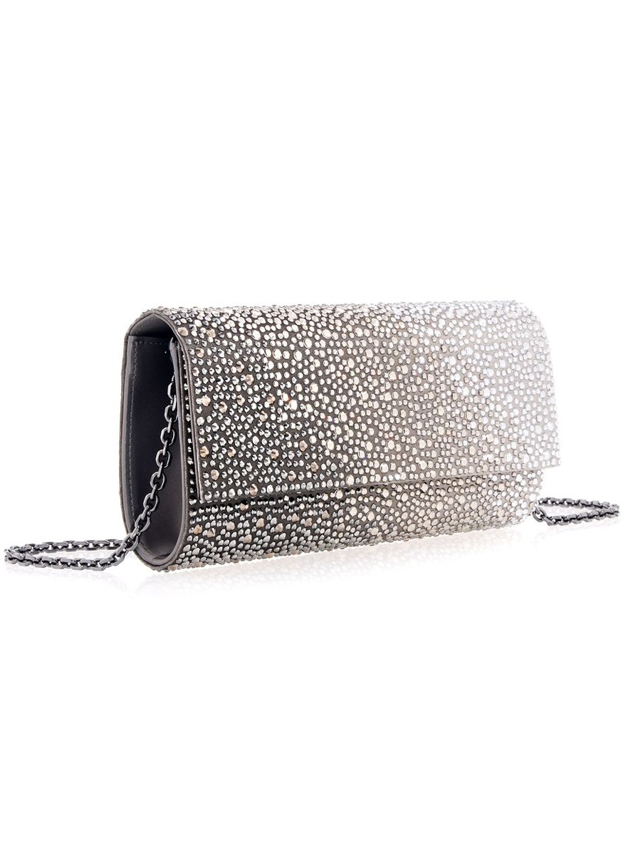 Perry Gradient Caviar Clutch