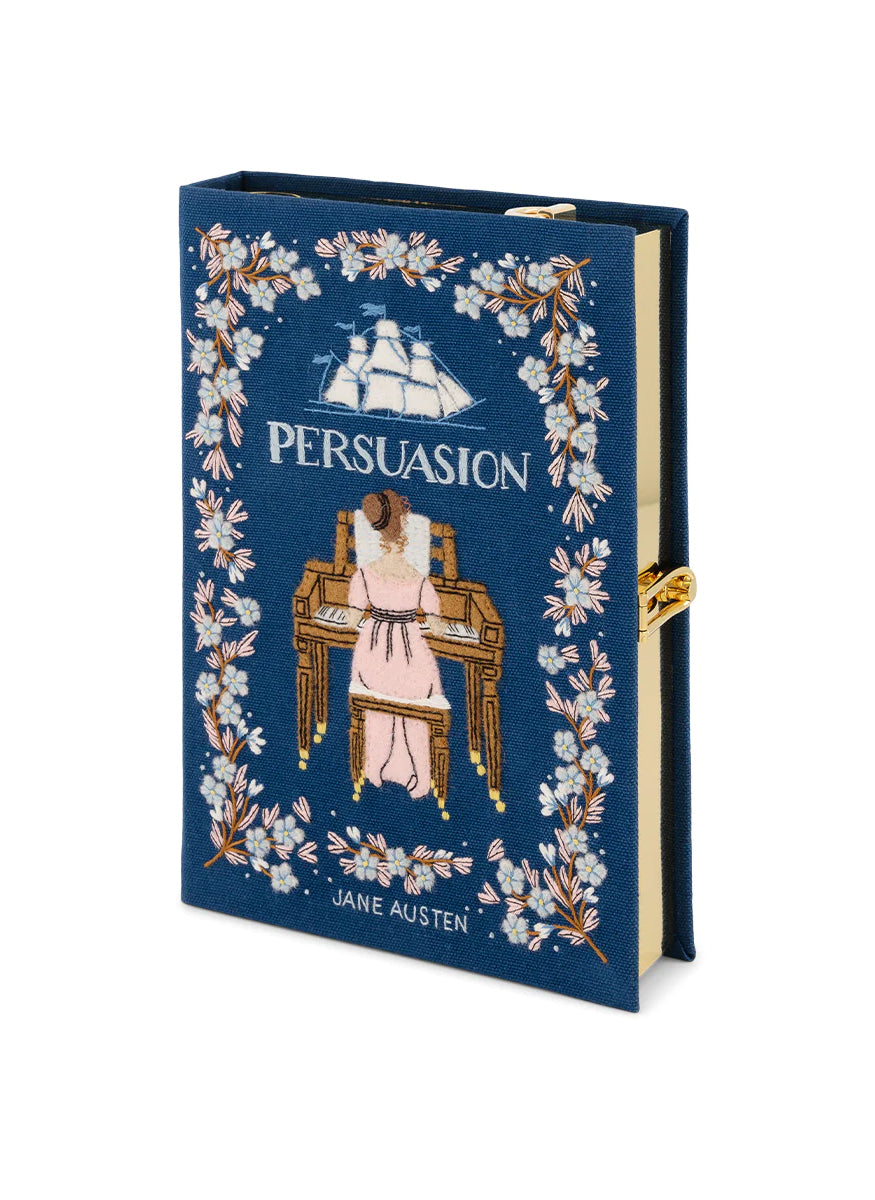 Persuasion Book Clutch With Strap
