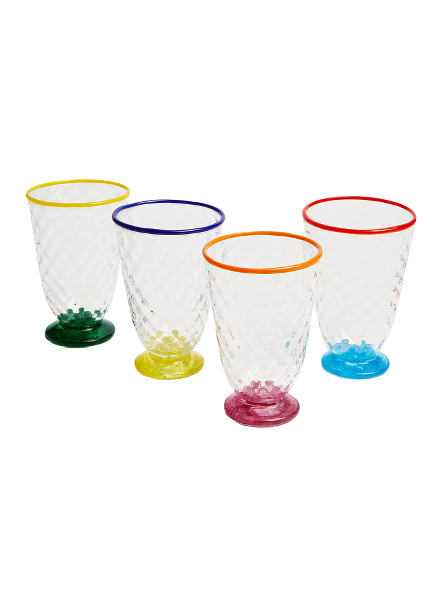 Quilted Glasses, Set of 4 - La DoubleJ