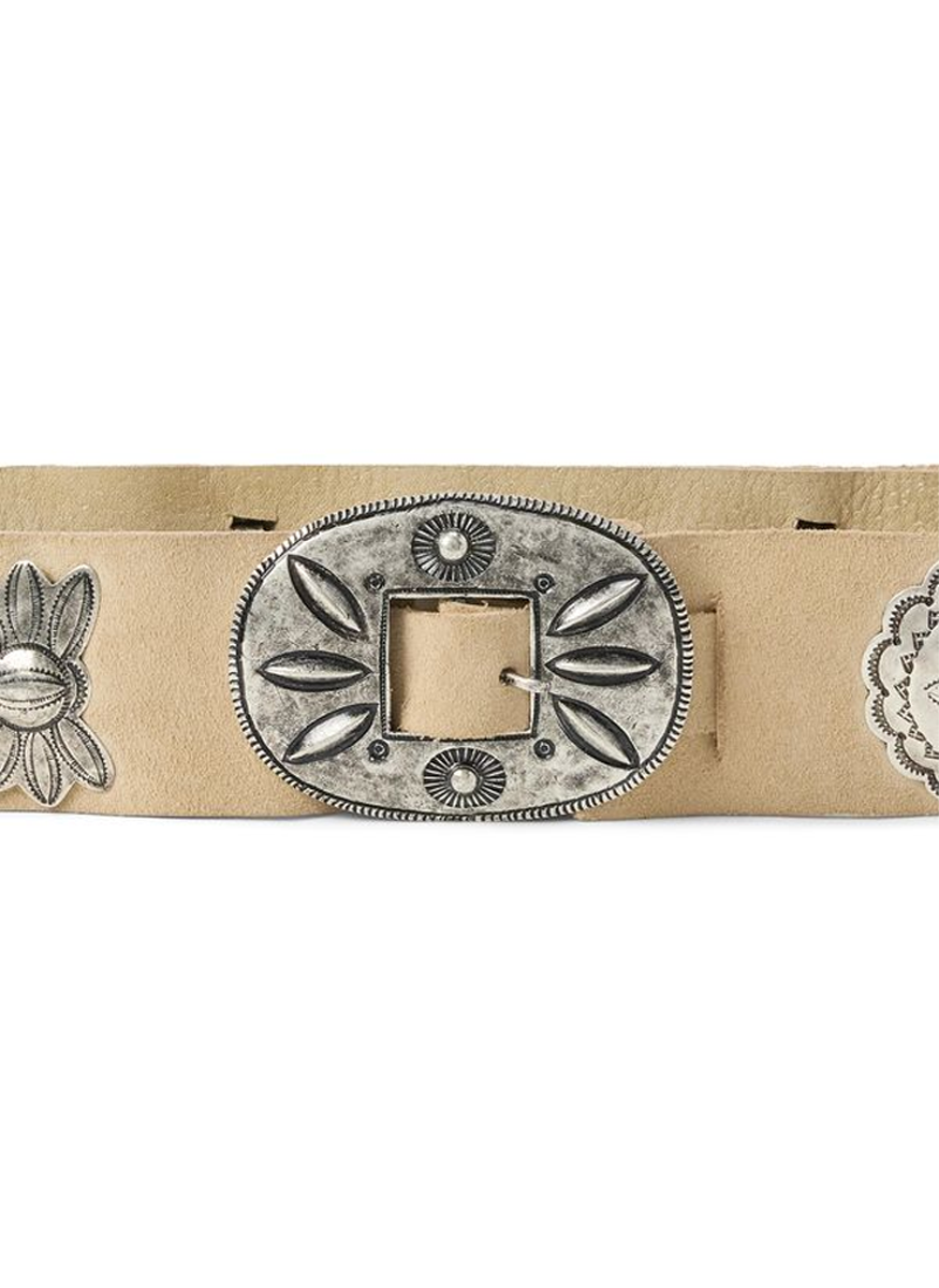 Suede Cast Concho Belt - Ralph Lauren Collection