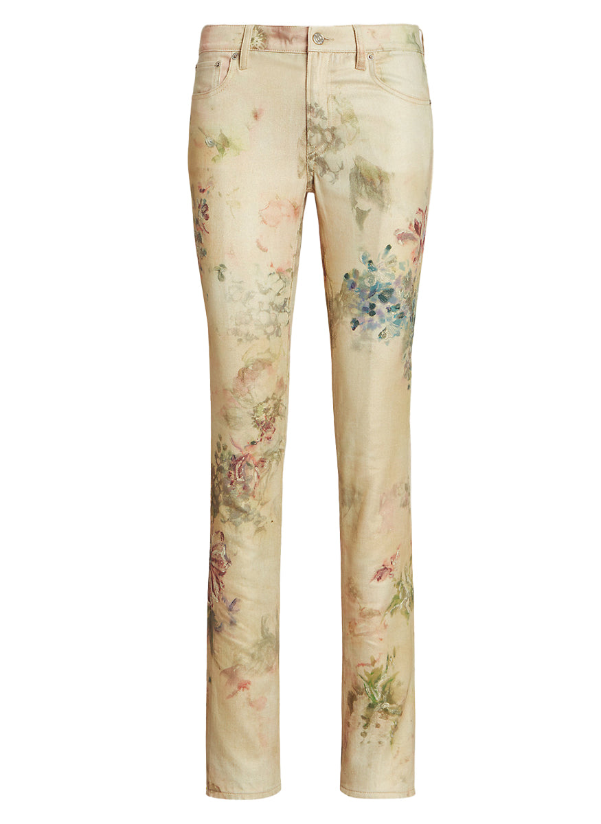 160 Slim Floral Full Length Pants