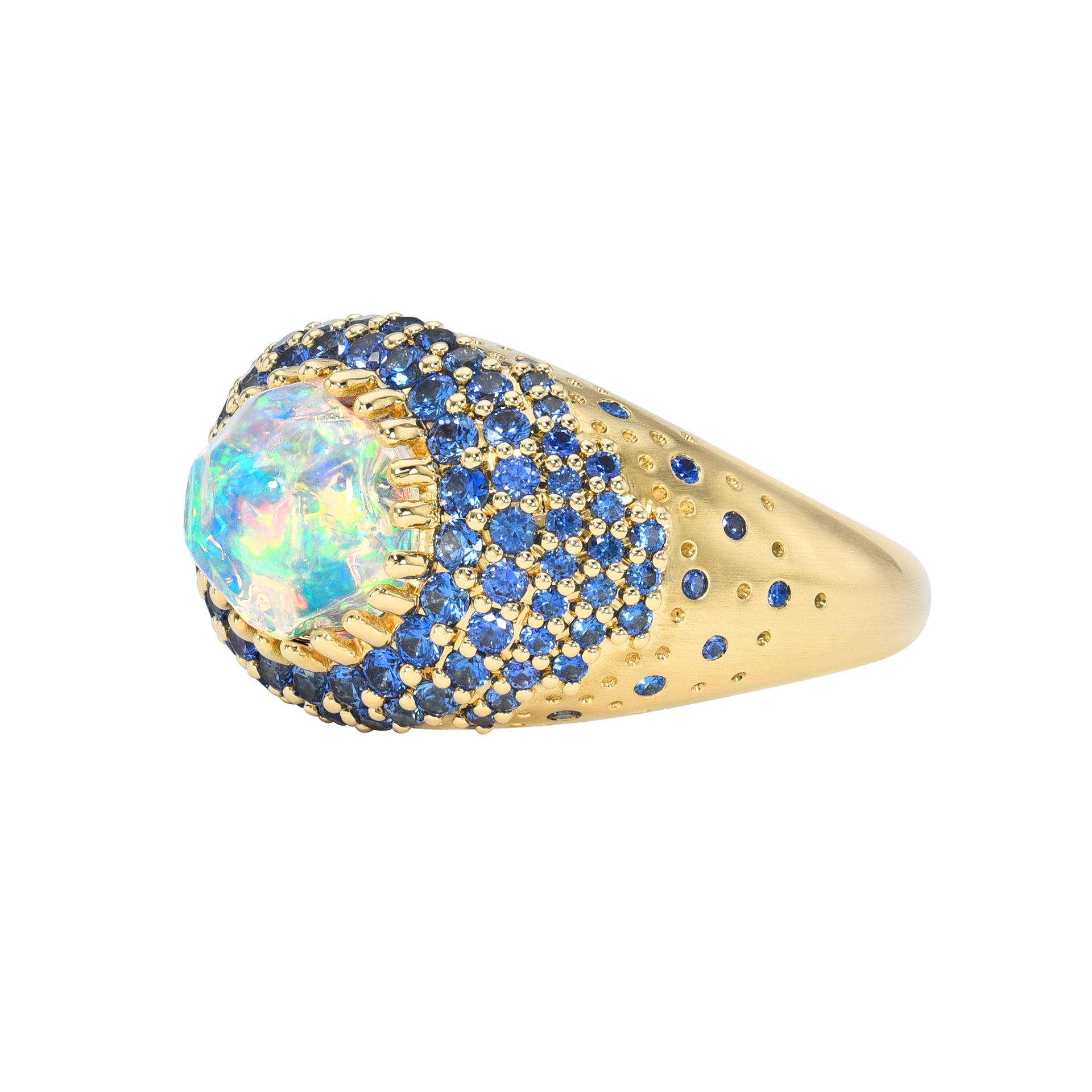 "Frozen" Fire Opal Ring - Meredith Young