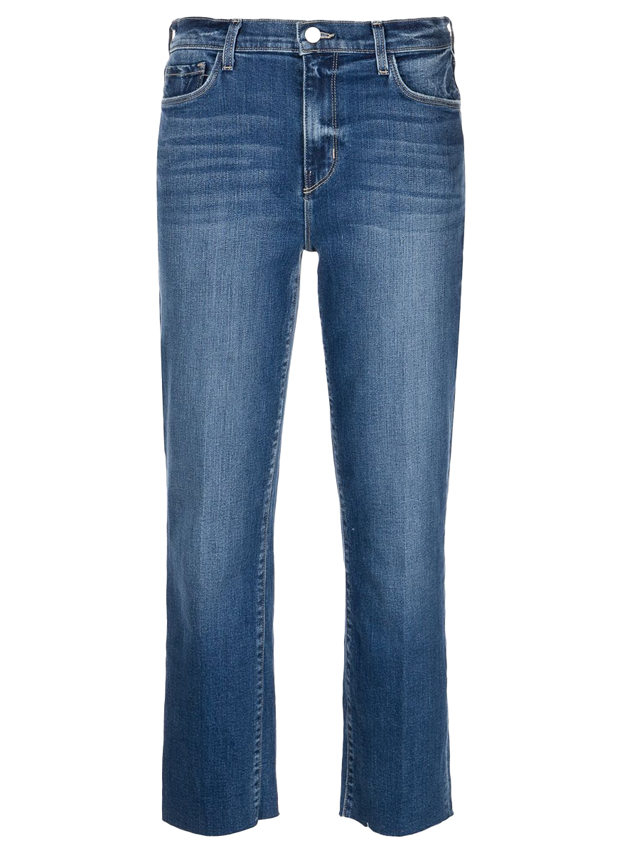 Sada High Rise Crop Slim Jeans in Laredo