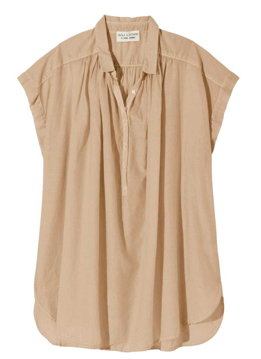 Normandy Blouse In Sandstone