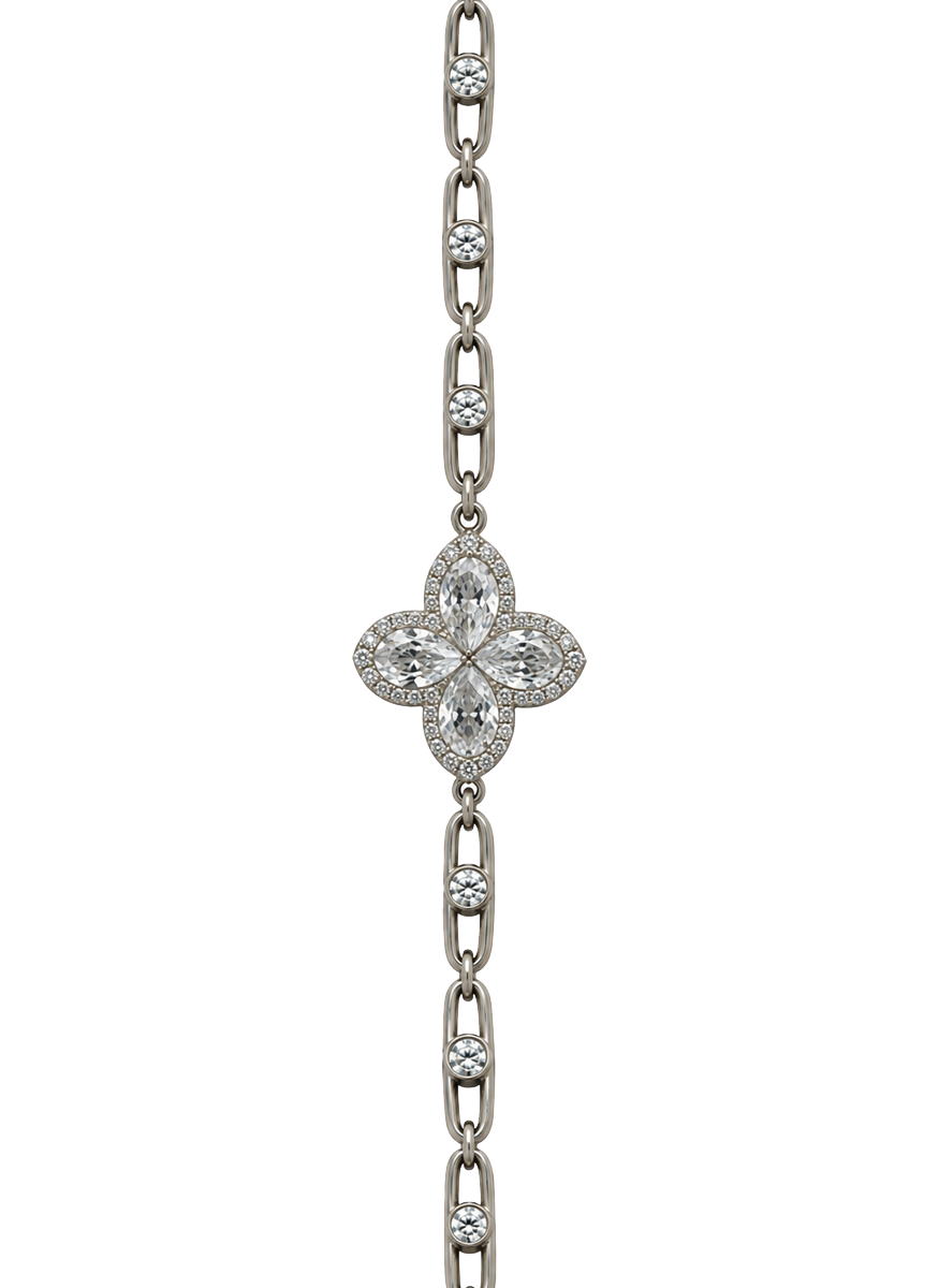 Diamond Flower Chain - Cicada