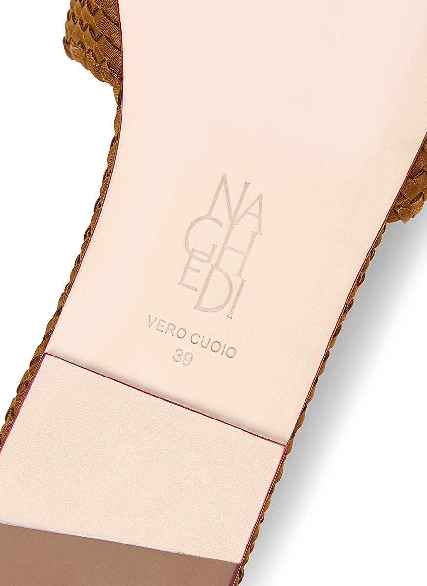 St. Barths Slide in Teak - Naghedi