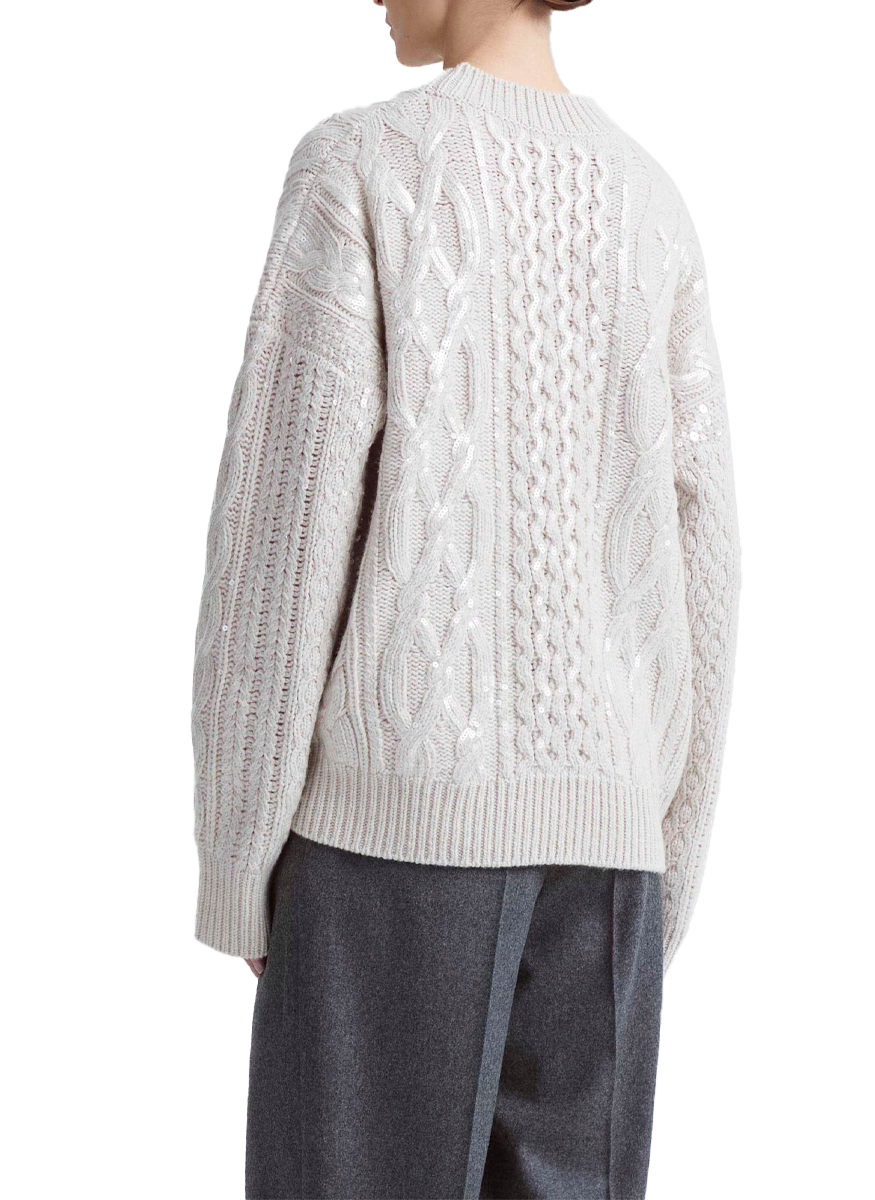 Wirth Cable Metallic Sweater